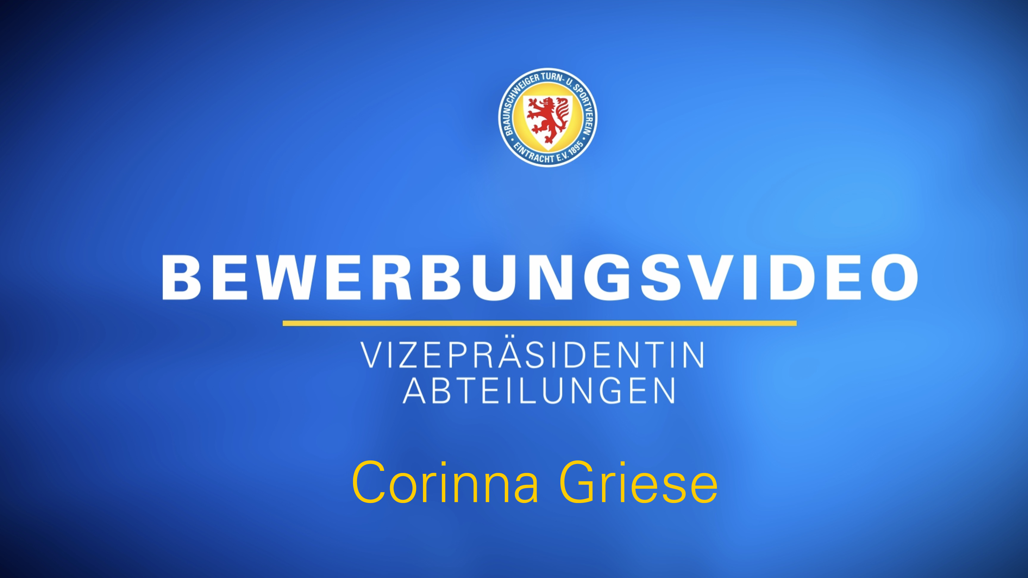Bewerbungsvideo Corinna Griese